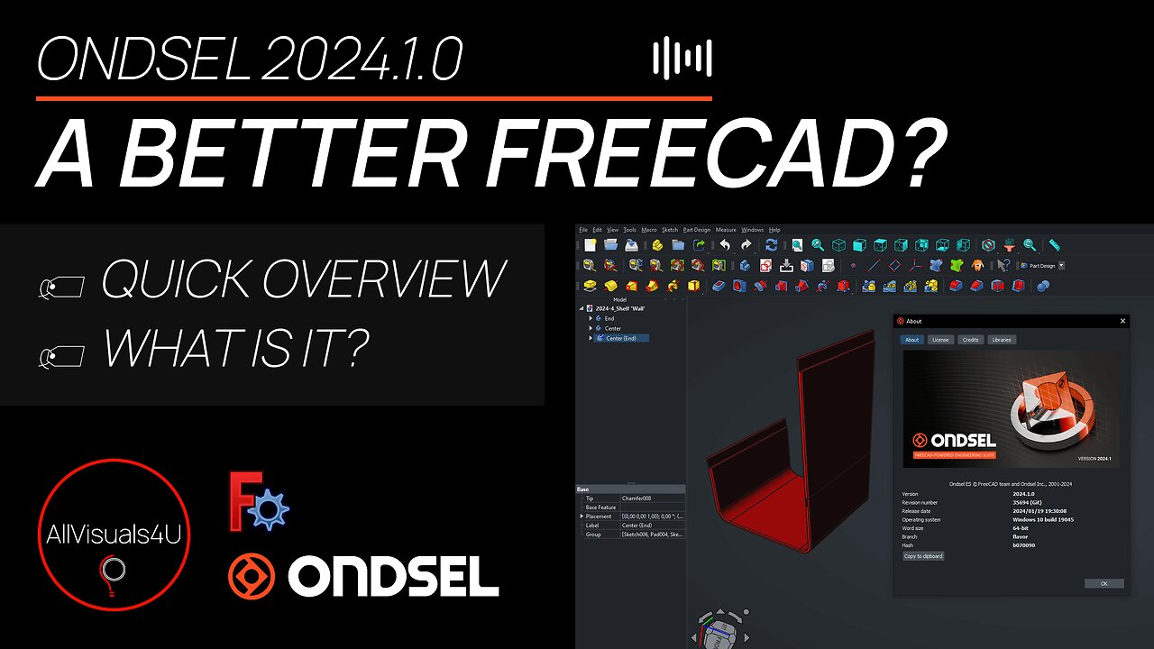 🚨 Better Than FreeCAD? - A First Impression Of Ondsel - Ondsel FreeCAD Download | #Shorts