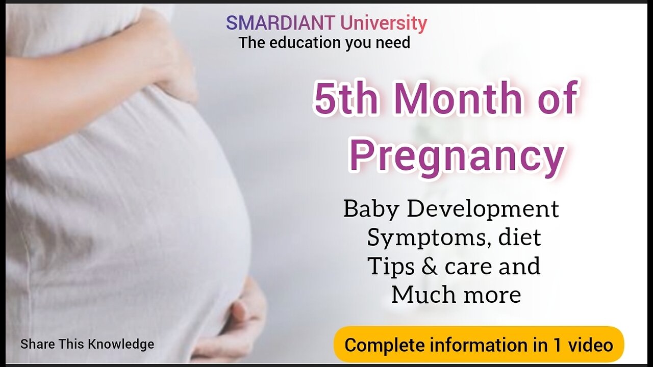 5th Month of pregnancy. What to expect. Complete possible knowledge in 1 video #pregnant #pregnancy