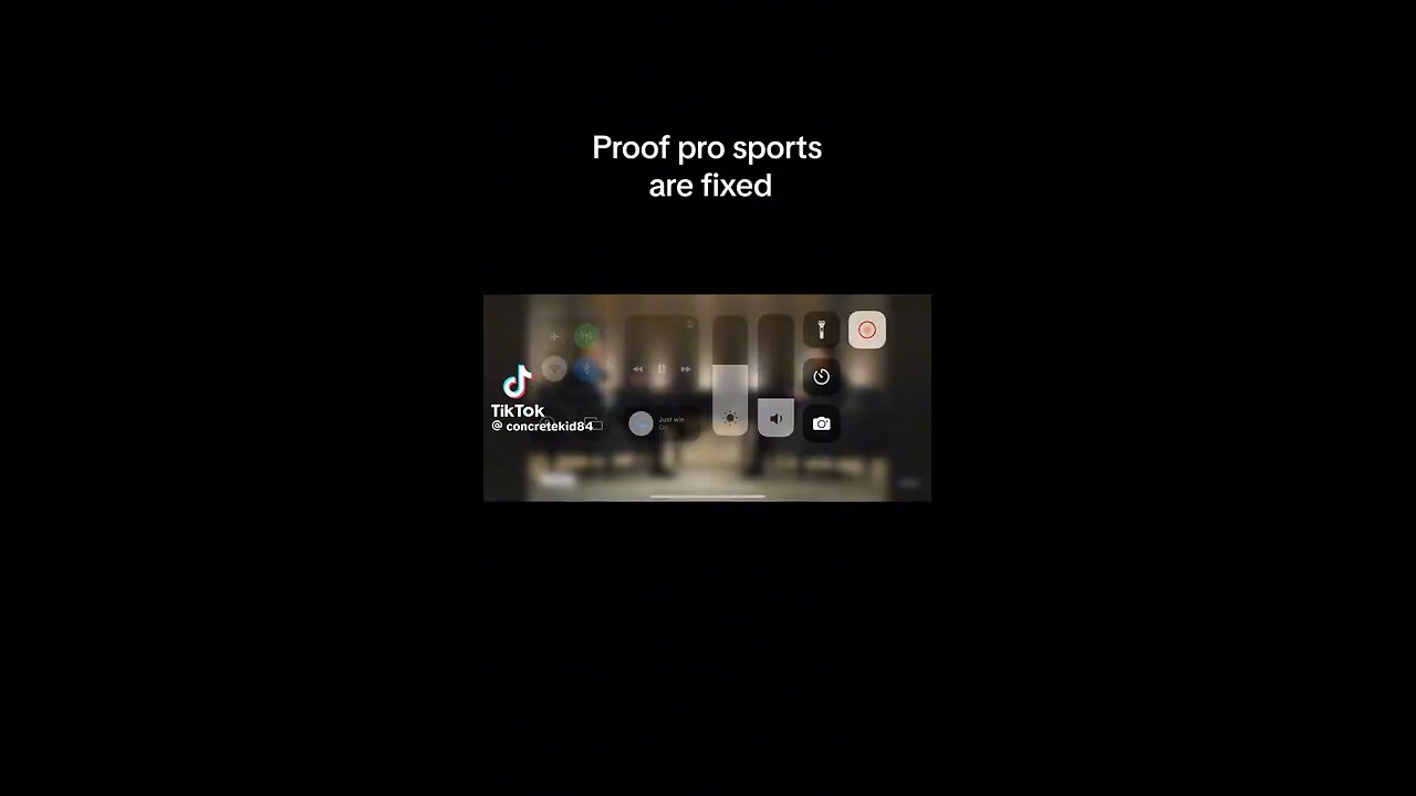 Professional sports are fixed