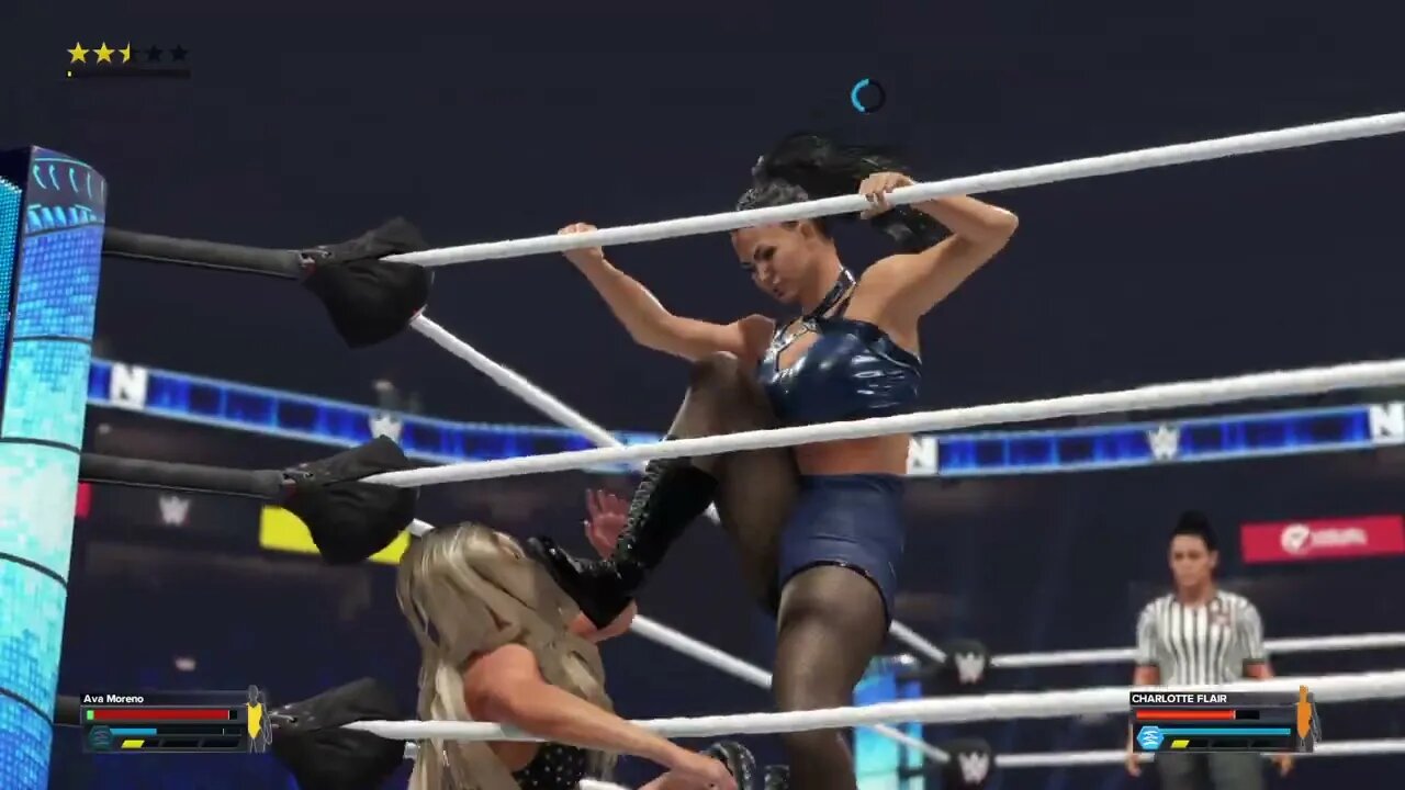 WWE 2K23: Ava Moreno Vs. Charlotte Flair (Legend Difficulty)