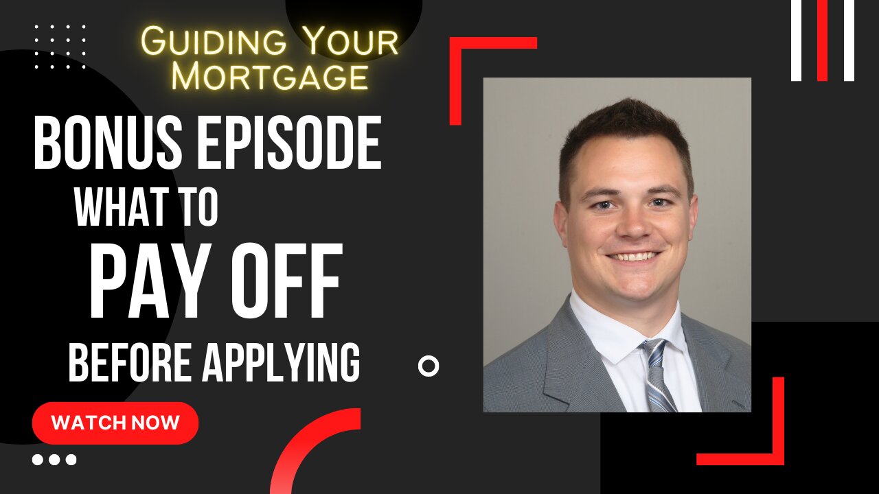What Debts Should I Pay Off Before I Apply?
