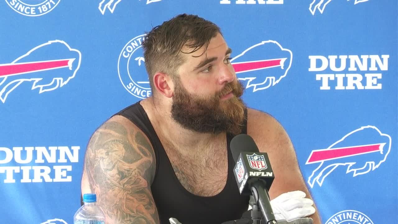 Training Camp update: Buffalo Bills OL Ryan Bates speaks at camp