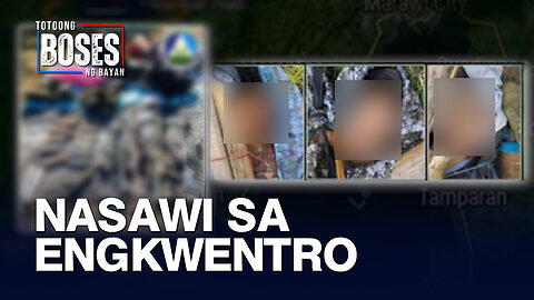 3 miyembro ng Daulah Islamiyah-Maute group, nasawi sa engkwentro sa Lanao del Norte