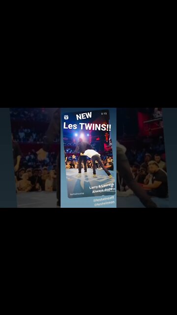 New les twins battle! #lestwins #larry #laurent#fusionbattle #paris #dance #freestyle #worldofdance