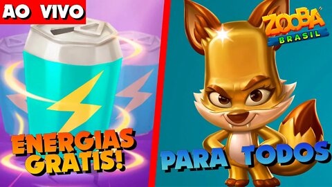 ENERGIAS GRÁTIS PARA TODOS! GOSTOU? VEM JOGAR! LIVE #86