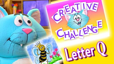 Learn to Draw using the letter Q with the Sauerpuss and Friends puppets and our Creative Challenge!