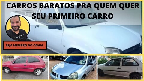 10 carros bons para mulheres começar com baixo custo e baratos!