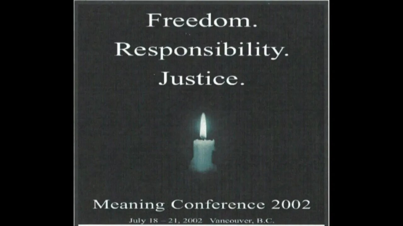 Symposium on Death Anxiety | S14 part 1 | Meaning Conference 2002