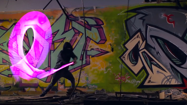 These Artists Are Using Light To Paint Graffiti In Abandoned College