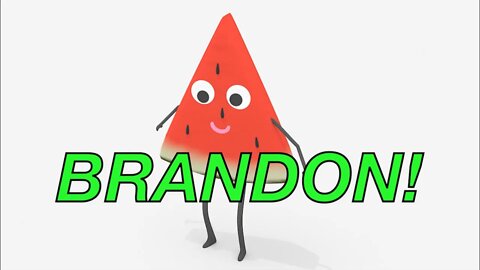 Happy Birthday BRANDON! - WATERMELON Birthday Song