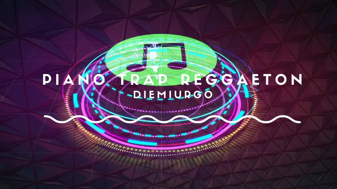 ☑️PIANO TRAP Reggaeton by Demiurgo [vlog music] 🚩 #piano #trap #reggateon