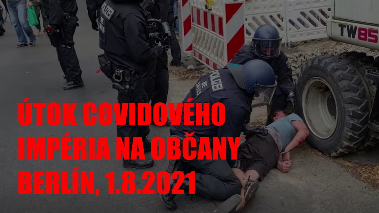 Zdeněk Kedroutek: Německý režim poslal své dráby proti demonstrantům, kteří demonstrovali proti novodobému Apartheidu.