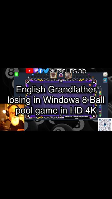 Californian Bloke plays online in Windows pool game in HD 4K 🎱🎱🎱 8 Ball Pool 🎱🎱🎱