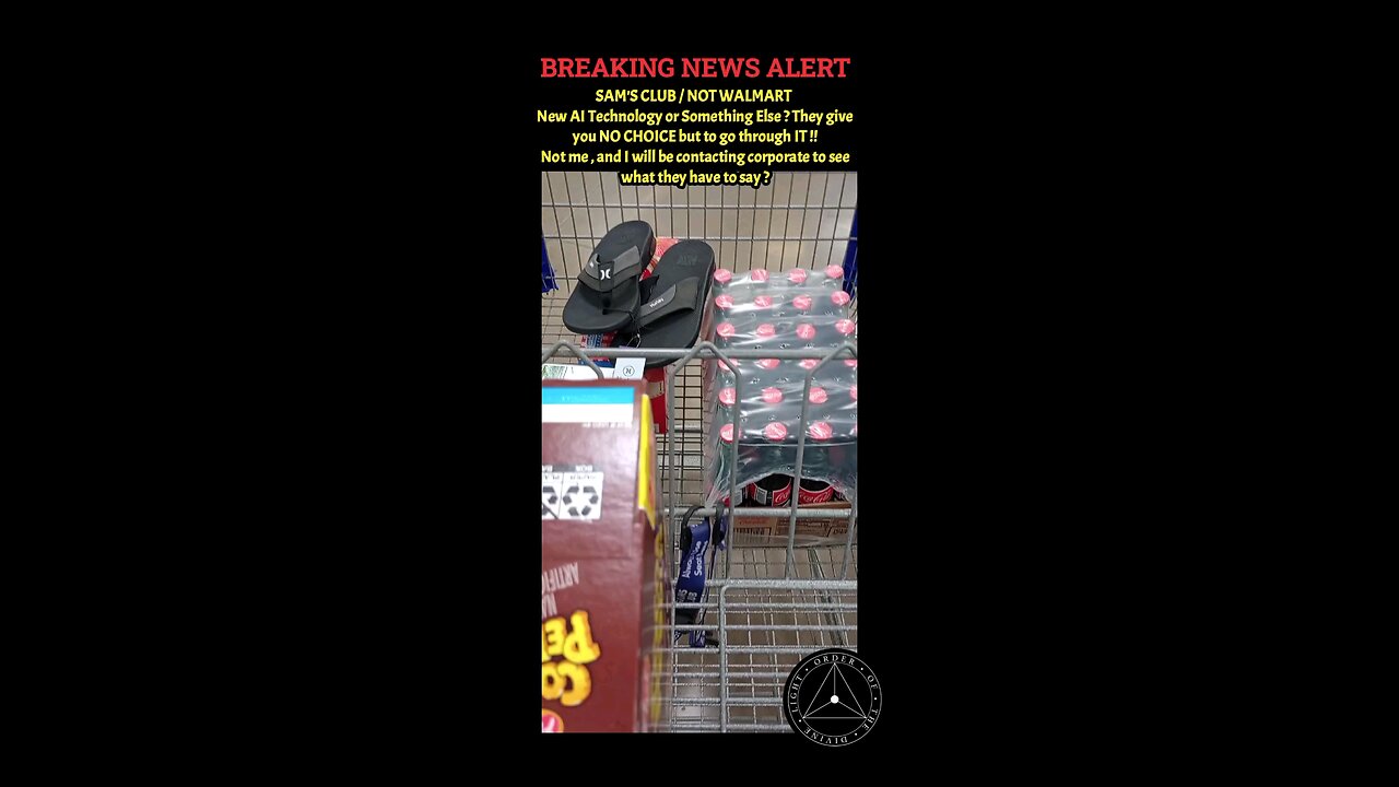 SAM'S CLUB MEMBER ALERT!!! New technology scanning filming you forcefully as you exit the door !!!😲