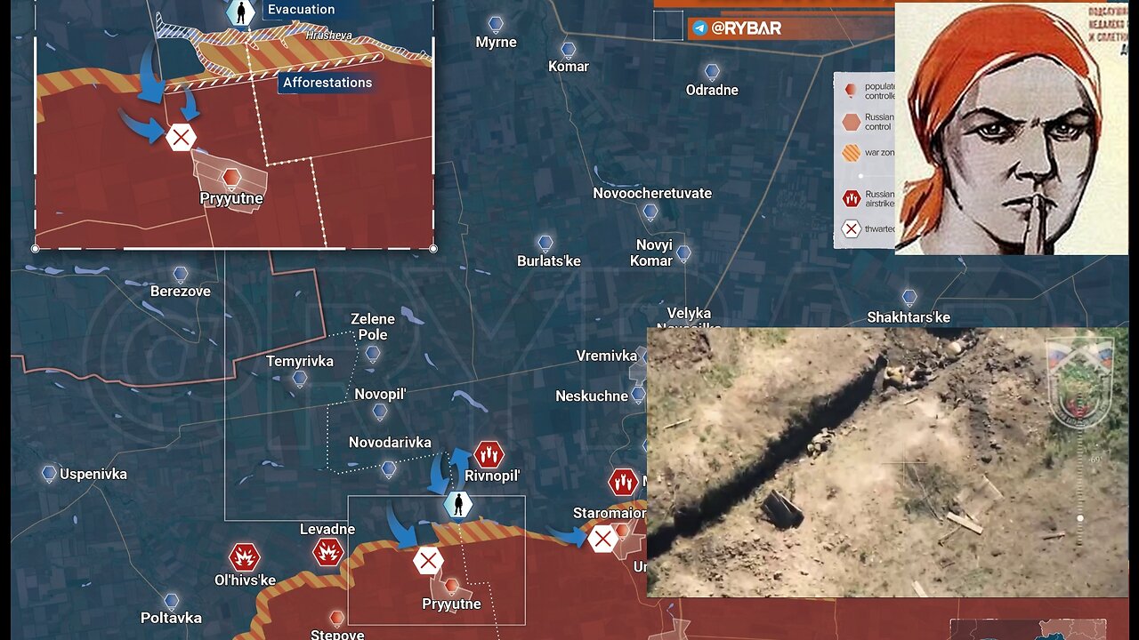 Frontline Report on Ukraine War, Rybar Map and Combat Footage for July 13, 2023