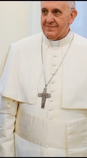 Pope and his "special" cross