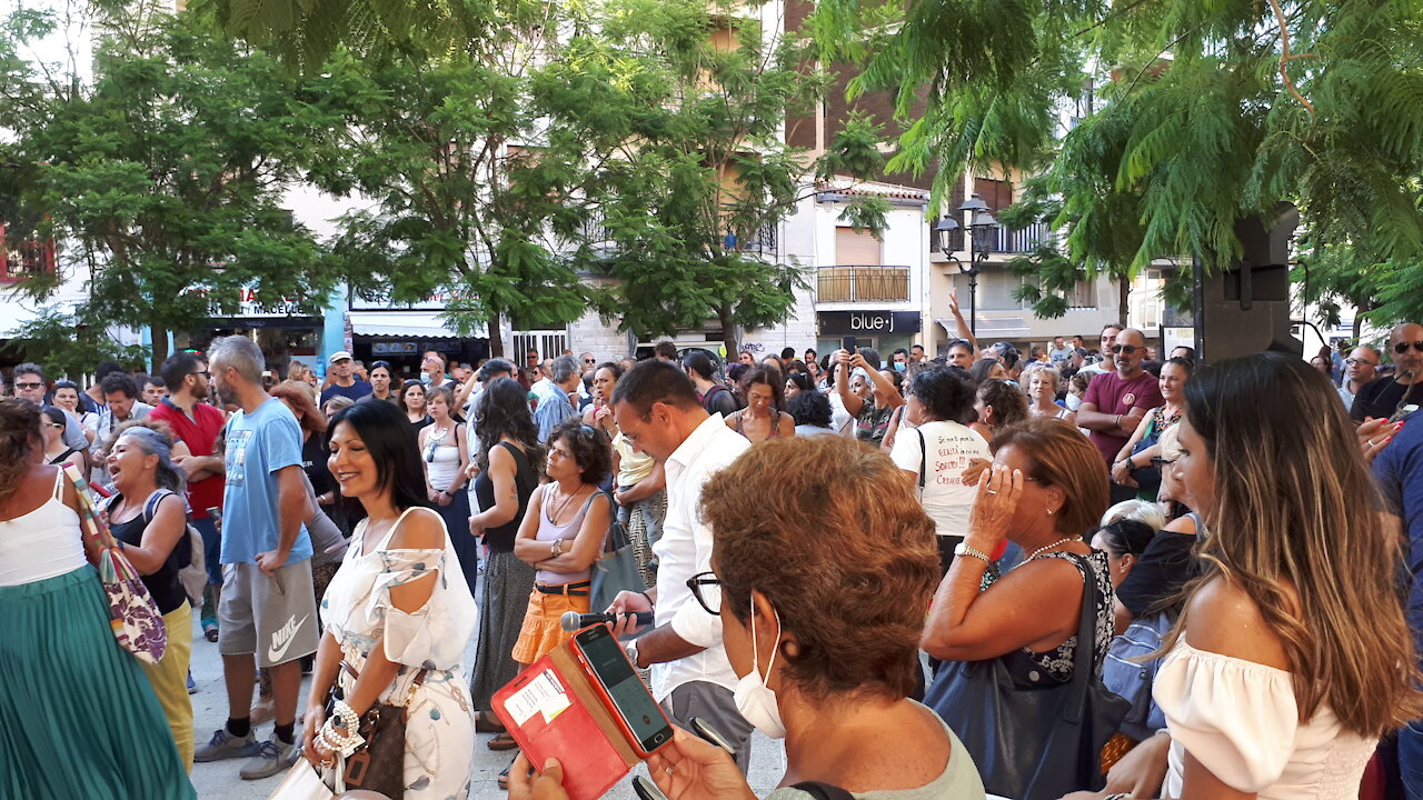 Manifestazione Olbia 26 Agosto 2021