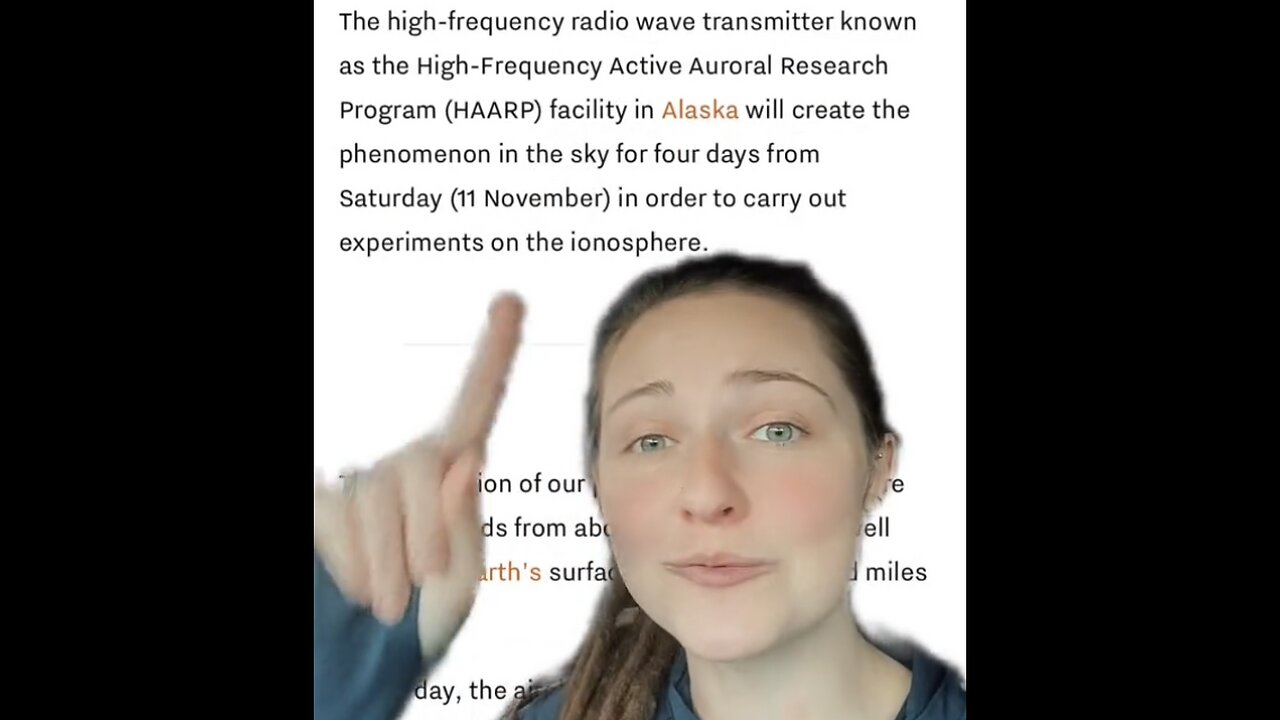 HAARP Not Just Experimenting on The Ionosphere! On Humanity!