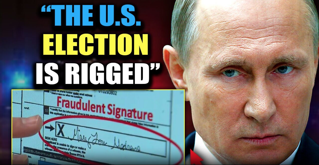Putin Releases 4,000 Page Report Exposing How Elites Have Rigged 2024 US Election