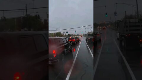 rainy October commute #bikecommute #rushhour #cycling #timelapse