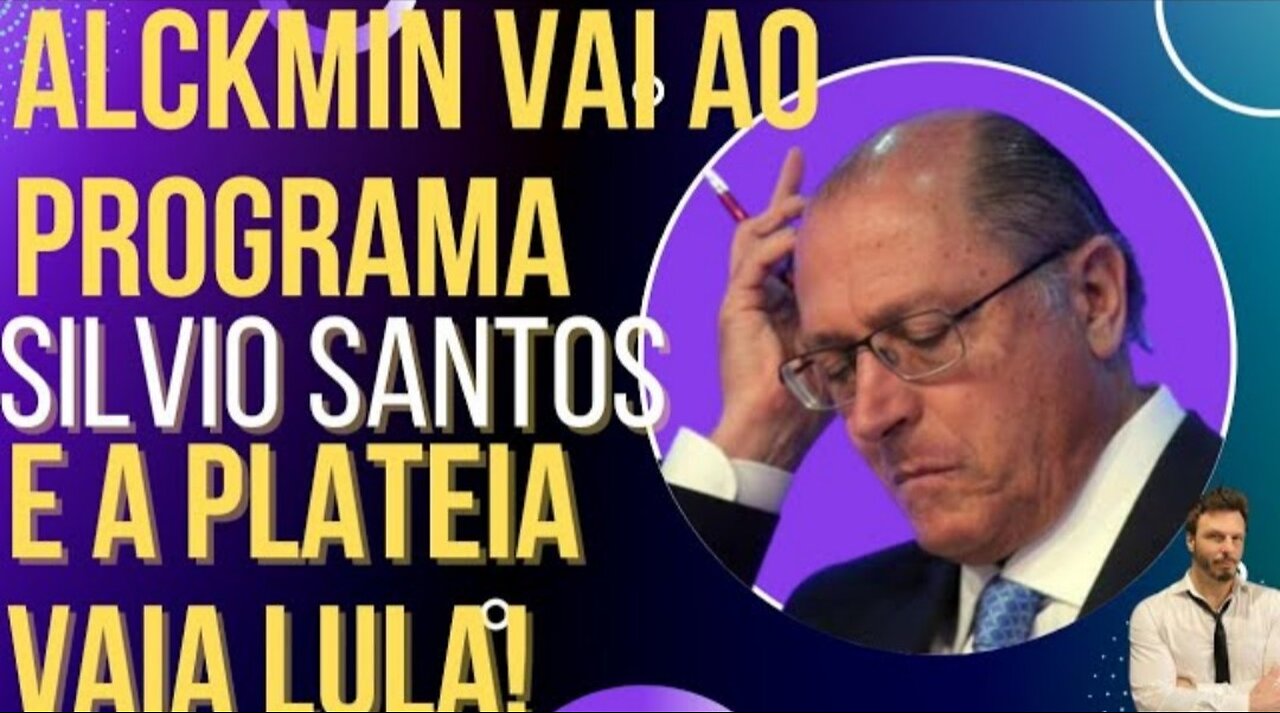 Plateia do Silvio Santos vaia Lula na frente de Alckmin - by OiLuiz