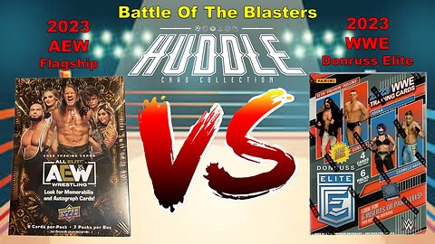 Battle Of The Blasters AEW Flagship vs WWE Donruss Elite. Orange Dazzler vs Blue #ed. Who Will Win??