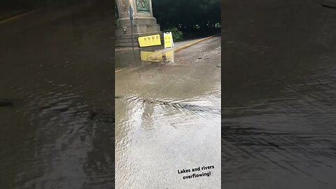 Flood gates opened torrential downpours in New York area #enviromentalstudies #environmentalist