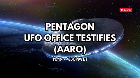 Pentagon UFO Office (AARO) Testifies - 11/19/24