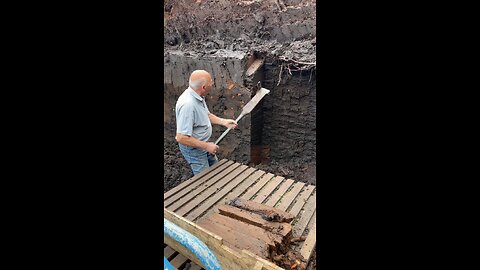 Traditional turf cutting