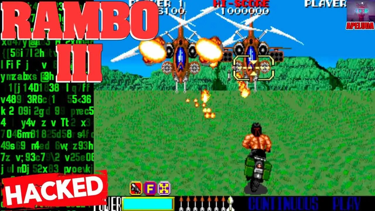 RAMBO III (ARCADE) [HACKED GAMEPLAY PLAYTHROUGH LONGPLAY]