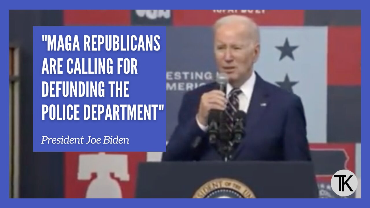 Biden: MAGA Republicans Want To Defund the Police