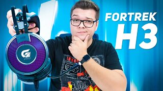 Headset Fortrek H3 | Drivers de 50mm e LED RGB - Unboxing e Análise