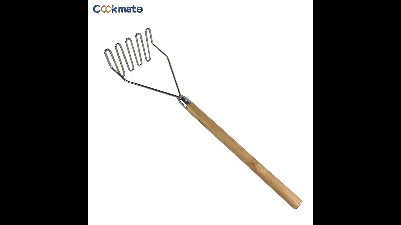 Potato Masher Stainless Steel - Premium Masher Hand Tool and Potato Smasher Metal Wire Utensil...