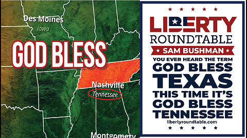 YOU EVER HEARD THE TERM GOD BLESS TEXAS? THIS TIME IT'S GOD BLESS TENNESSEE!