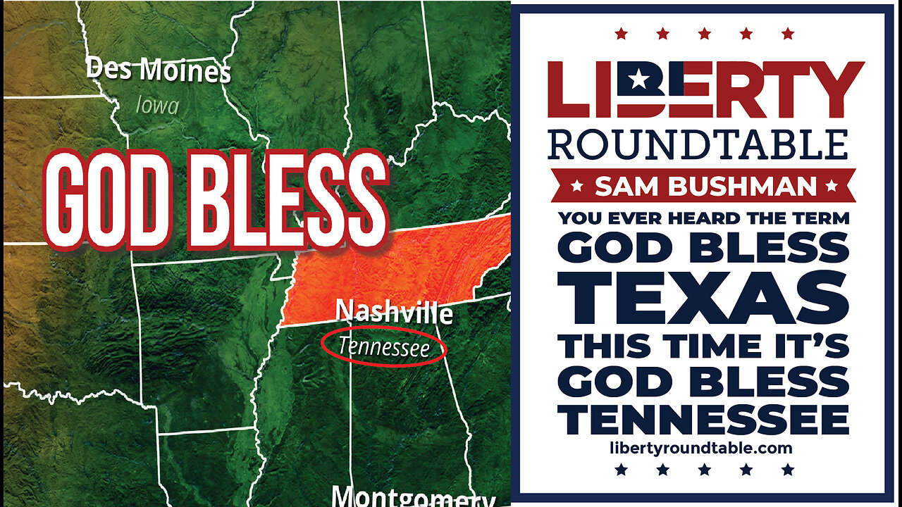 YOU EVER HEARD THE TERM GOD BLESS TEXAS? THIS TIME IT'S GOD BLESS TENNESSEE!