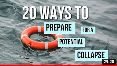 20 WAYS TO PREPARE FOR THE COMING COLLAPSE