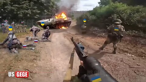 HELMET-CAM FOOTAGE (Mar 09) Ukraine forces overrun Russian troops and capture 2 soldiers in bakhmut