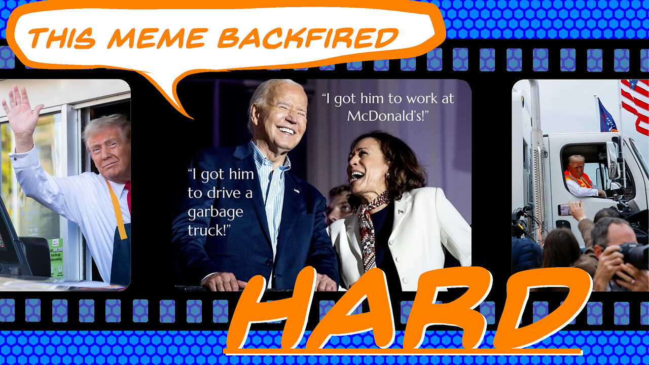 Donald McDonald Garbage Truck Marionette Meme #Trump #Kamala #Biden #Election24 #McDonalds #Garbage