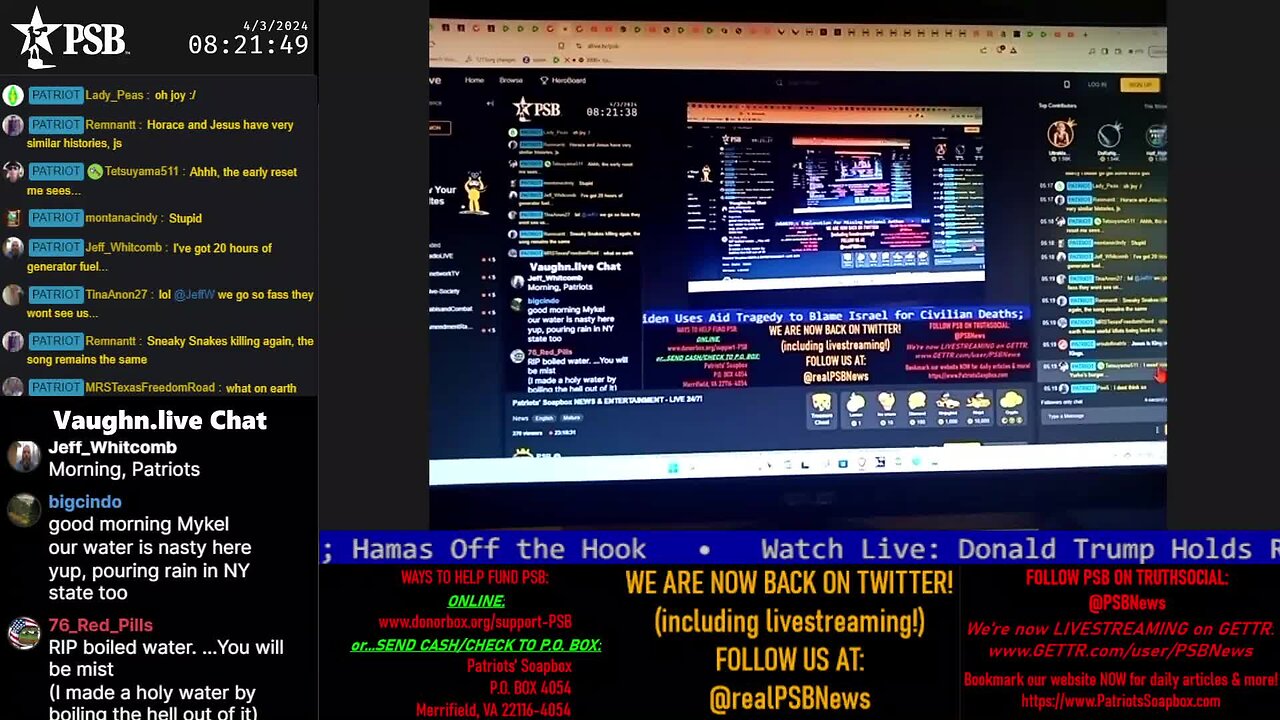 2024-04-03 08:13 EDT - Patriots Soapbox AM: with MykelJaye, SkyeBreeze