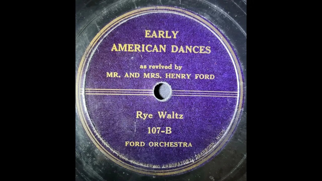 Ford Orchestra - Rye Waltz