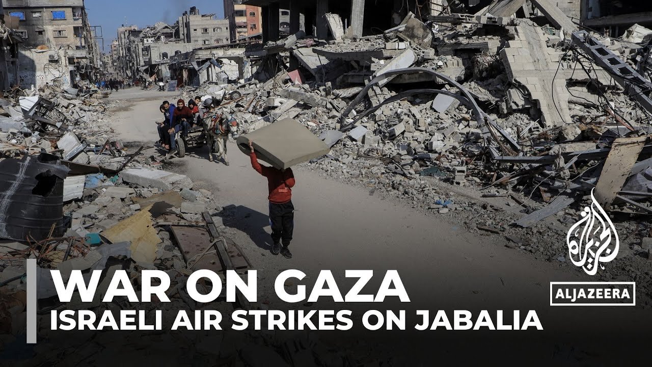 Israeli attacks on northern Gaza: Air strikes pound Jabalia refugee camp