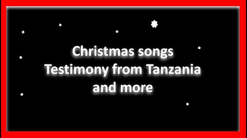 Christmas - Testimony