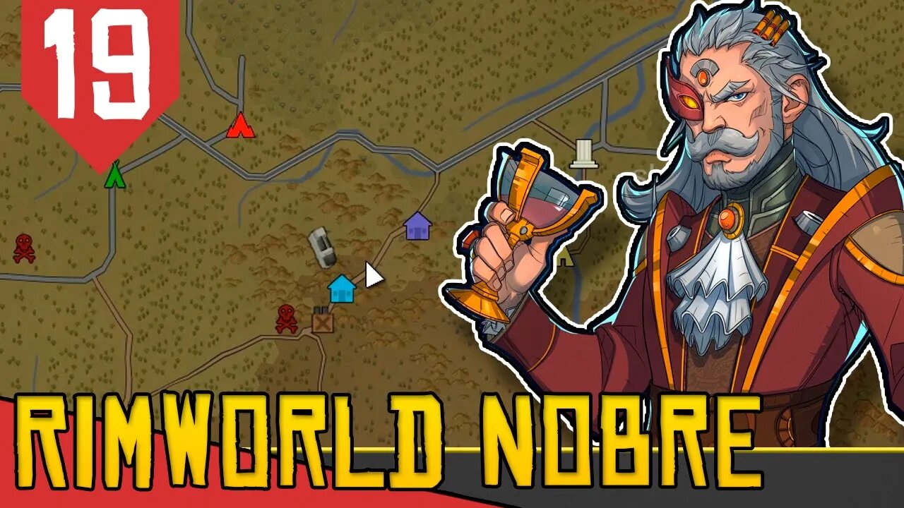 Viajando o MUNDO de Jatinho - Rimworld Royalty Base Aberta #19 [Gameplay Português PT-BR]