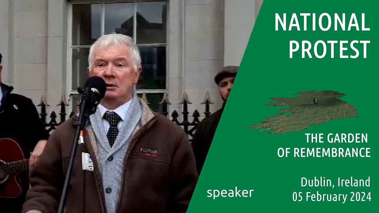 Malachy Steenson -National Protest, Dublin , Ireland - 05 Feb 2024