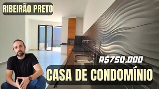 CASA0195 - CASA DE CONDOMÍNIO COM ÓTIMO CUSTO BENEFÍCIO NA ZONA SUL DE RIBEIRÃO PRETO