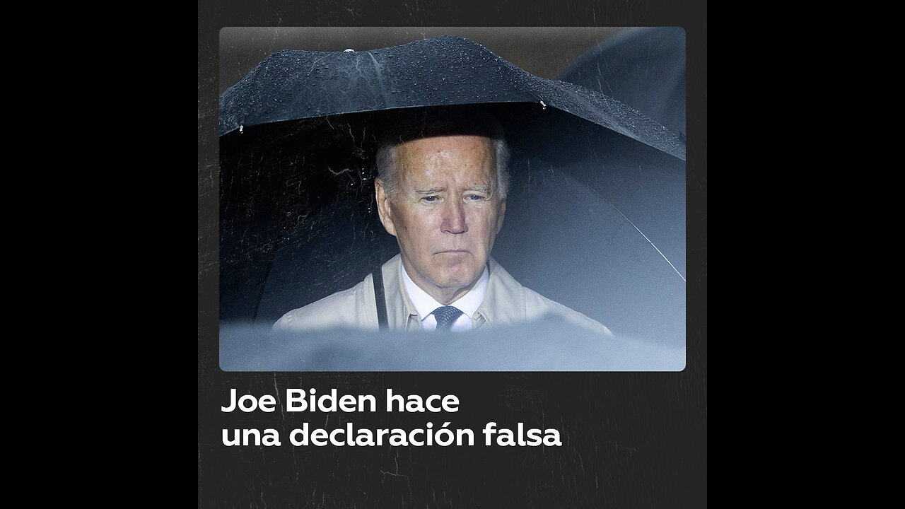 Biden afirmó falsamente que estuvo en el lugar del accidente de las Torres Gemelas al día siguiente