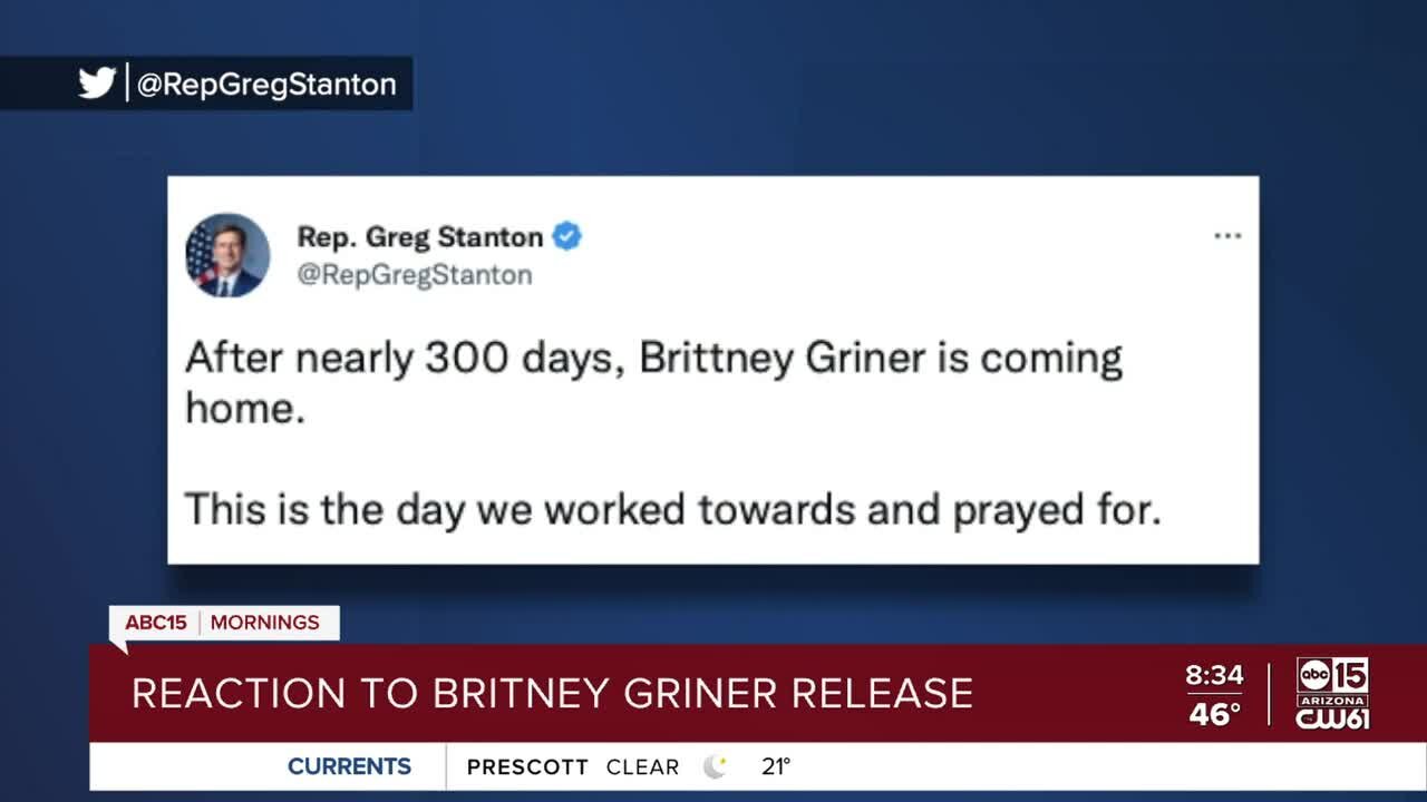 Local leaders react to Griner release news