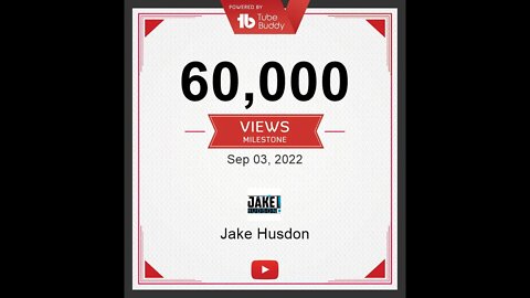 WE HIT 60K VIEWS ON YOUTUBE