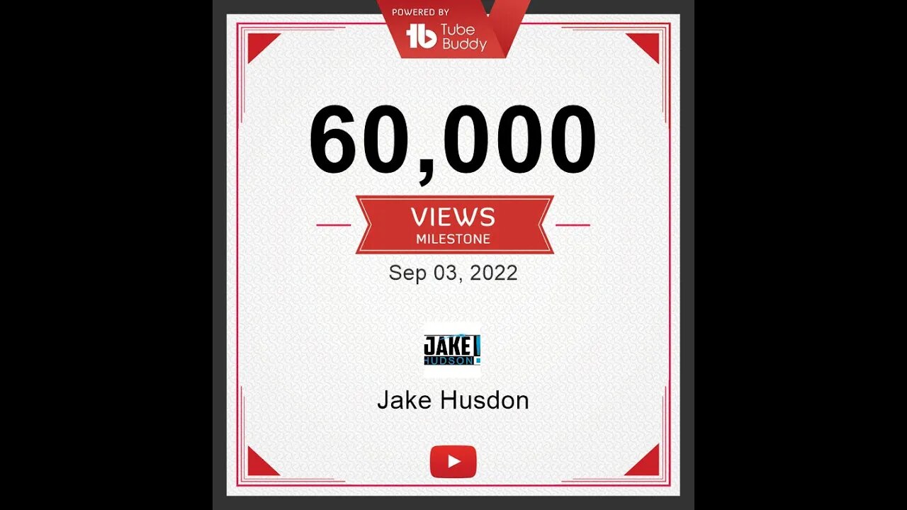 WE HIT 60K VIEWS ON YOUTUBE