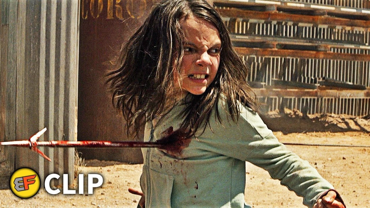 Laura Vs Reavers Fight scene Logan 2017 4k Movie clip